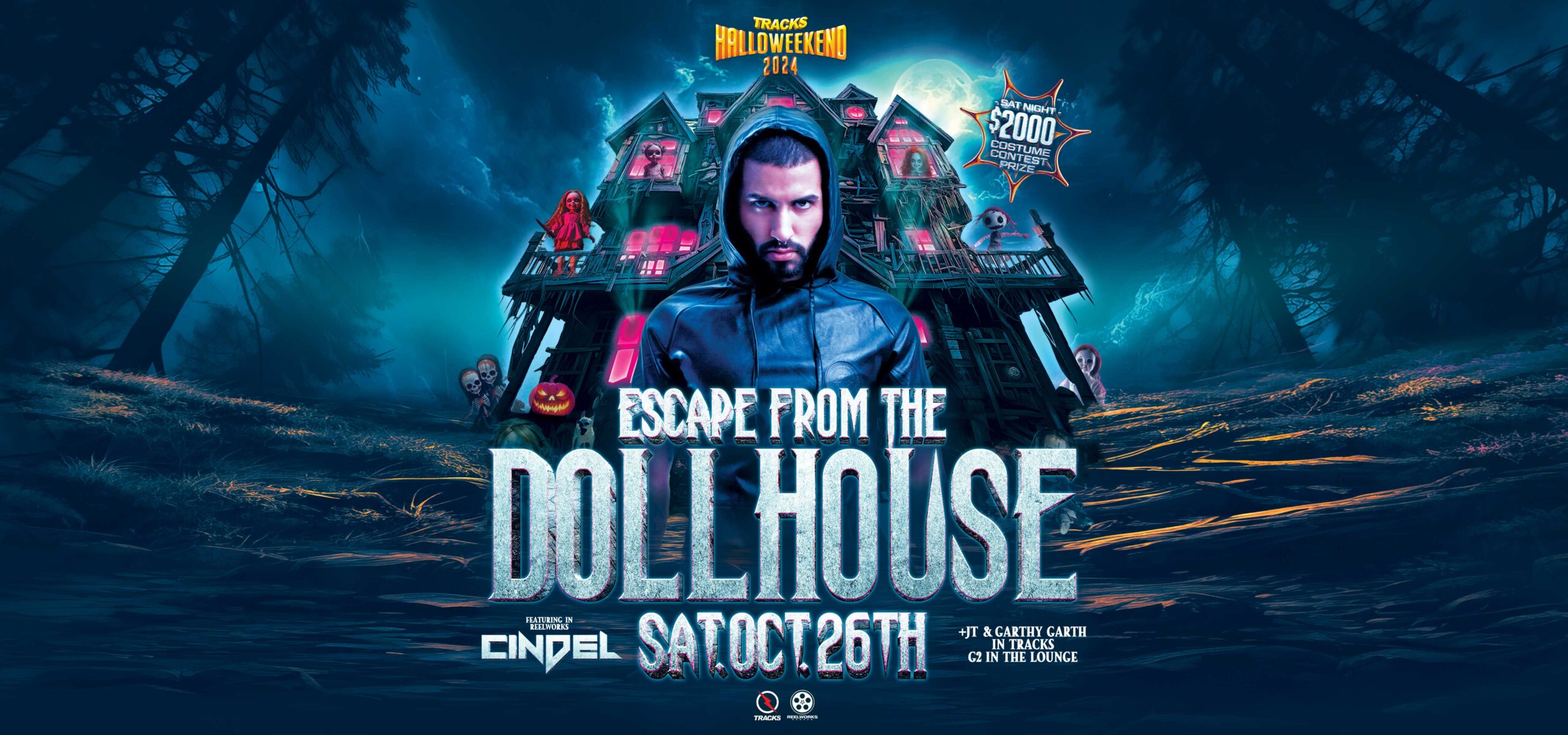 SATURDAY | ESCAPE FROM THE DOLLHOUSE Ft. Int’l DJ/Producer CINDEL + $2000 Costume Contest